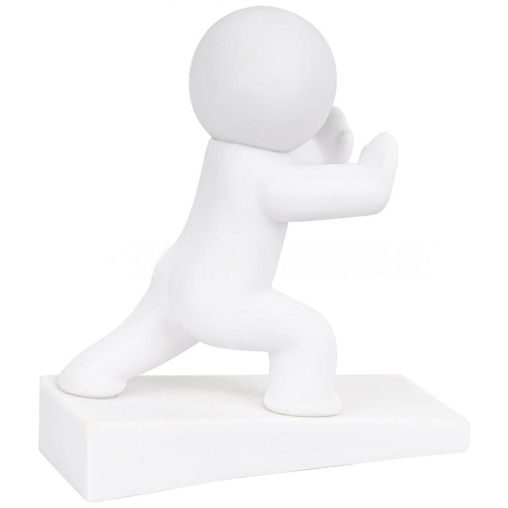 Cartoon Door Stopper Non-slip Silicone Doorstop No Drilling Anti-collision Buffer for Kids Room Home Office Decoration