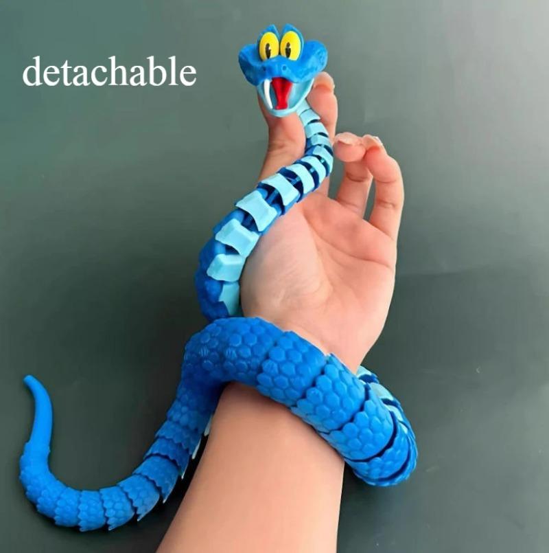

New & Hot Disney Zootopia 2 action figure Gary Snake Articulated Simulation Toy 3d Printed Snake Gary Model Toy Holiday Gift
