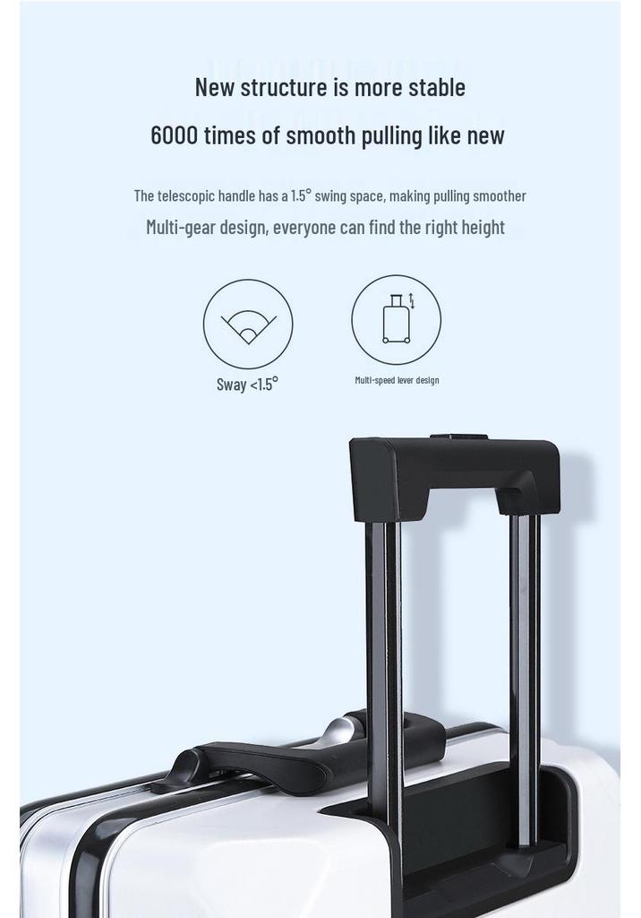Premium 22” Sitz-Reisekoffer für Damen & Herren, 20” Handgepäck für Studenten, 26” Großraum-Geschäfts-Trolleykoffer