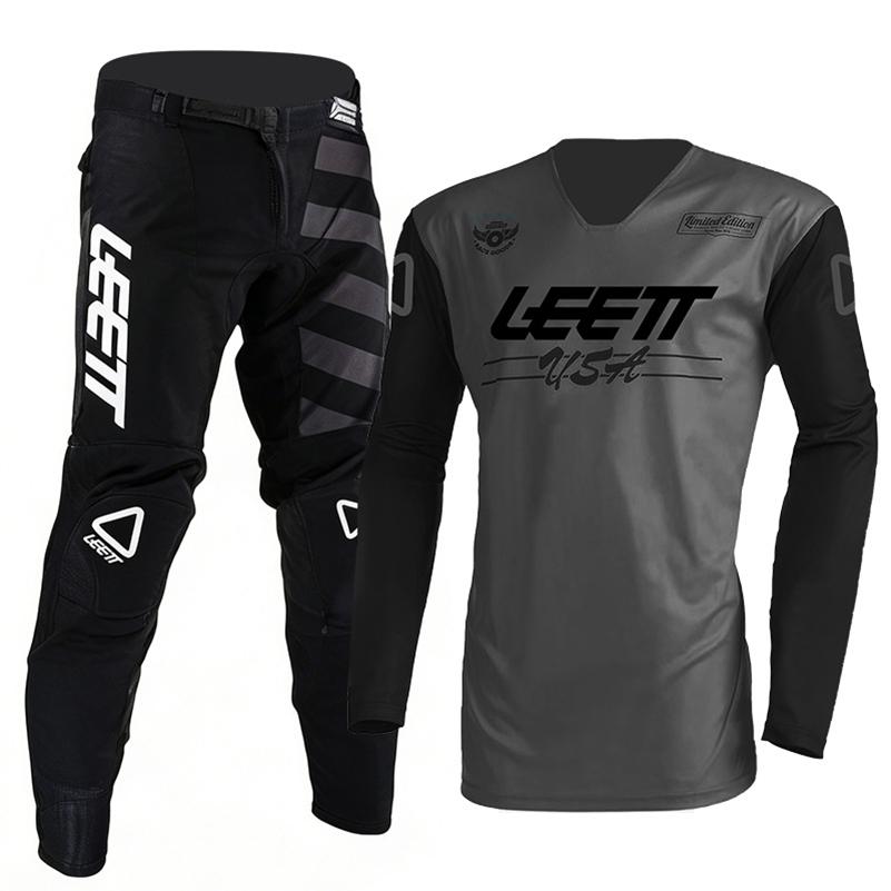 2026 nuovo set di abbigliamento leett motocross Enduro cross Maglia Pantaloncini Kit Set da Gara Off-road Kit da Uomo da Donna Montagna Downhill Motocicletta MX