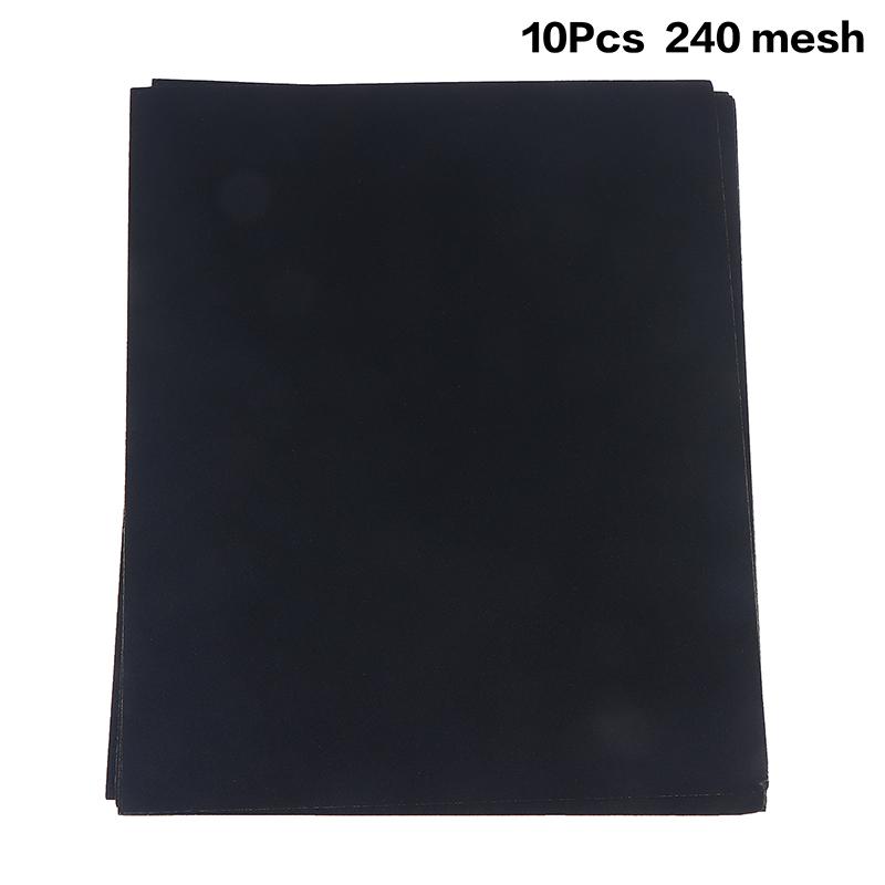 10Pcs Sandpaper 60-2000 Wet And Dry Dual-Use Car Wood Grinding And Polishing Resistant Silicon Carbide Water Sandpaper