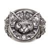Vintage Thai Silver Curly Cat Adjustable Finger Rings For Men Women Fashion New Jewelry Couple Gift Party Glamorous