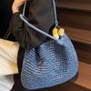Bohemian Straw Shoulder Bag Breathable Summer Beach Bag Leisure Weave Tote Bag  Women