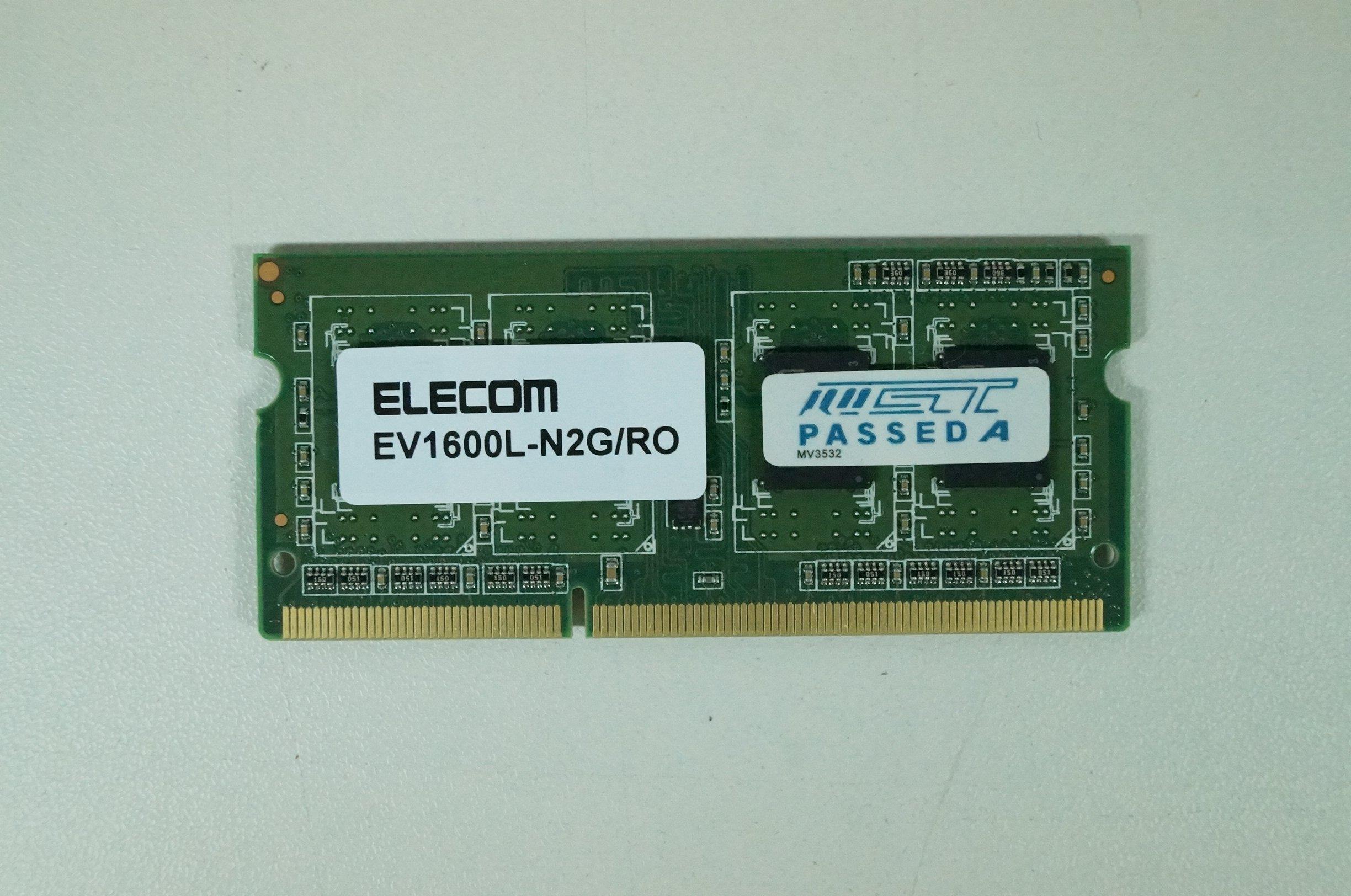 

ELECOM RoHS compatible DDR3L memory EV1600L-N2G/RO module/2GB