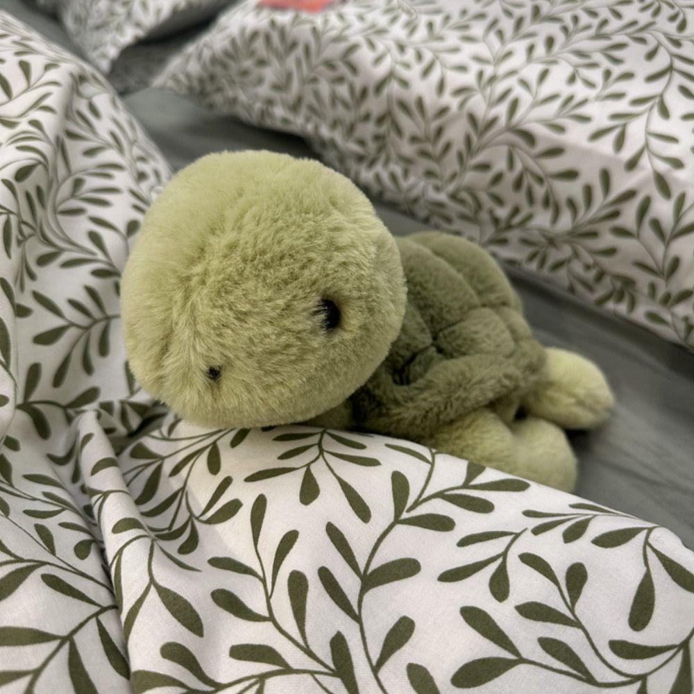Fluffy Realistic Tortoise Plush Toys Soft Sea Turtle Plush Toy Kids Birthday Christmas