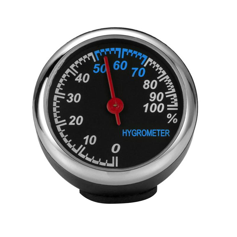 Mini Auto Automobil Digitaluhr Auto Uhr Thermometer Hygrometer Messgeräte Dekoration Ornament Uhren Auto Innen Aufkleber