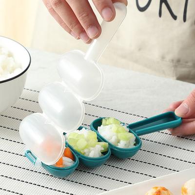 Sushi Risbollsform Non-Stick Sfärisk Onigiri-form Köttbullsmaskin Enkelt Sushi-tillverkningskit för Familjekokning