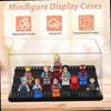 Display Case Clear Shelf Wide 3 Tier Box For Minifigures - Acrylic Protector For Small Pop Figures - Transparent Showcase Storag