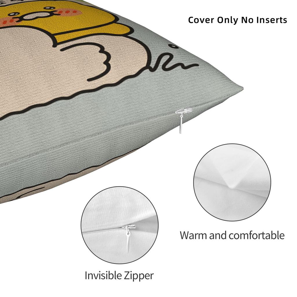 K-Kakaos F-Friends Choonsiks Pillow Cover Soft Cushion Cover Novelty Pillow Case For Office Car Home Decor