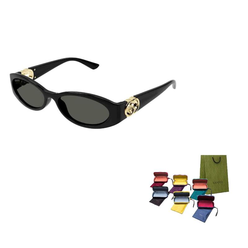 

GUCCI Logo Hollow-out Acetate Plastic Oval Sunglasses Women s in Black 54 чёрный