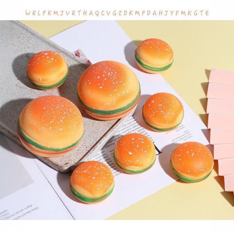 Quetschiger Hamburger Stressball Autismus Sensorisches Spielzeug Stress Angst Linderung Fidget Spielzeug Kneten Dekompression Spielzeug