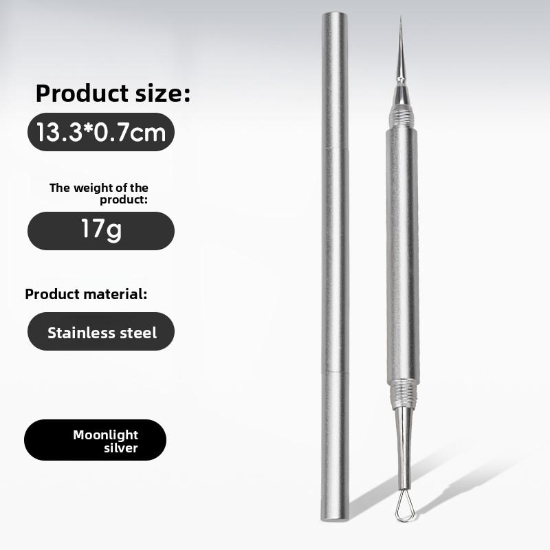 High-precision acne needle, blackhead removal, acne needle, beauty tool розового золота