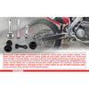 Motorrad Hinterradbremse Reparaturkit Bremssattelschrauben Bolzen Bremssystem für Nissin/NISIN Bremssattel CRF KXF YZF RMZ