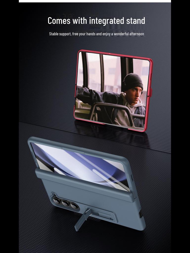 "Samsung Fold5/Fold4 Full Hinge Case with Stand"