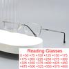 B Titanium Reading Glasses Men Women Small Square Frame Fashion Presbyopic Eyeglasses Business Rectangle Glasses