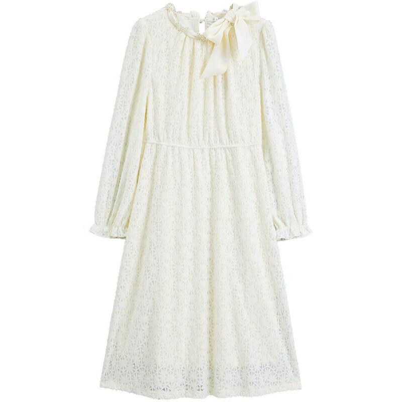 IEF Petite French Elegant A-line Midi Dress