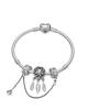 Holy Dream Catcher 925 Silver Bracelet Set Women's Silver ZT-0026