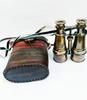 Vintage Kikkert Sammenleggbar Monokkel Teleskop Spionglass Massiv Messing Antikk Finish