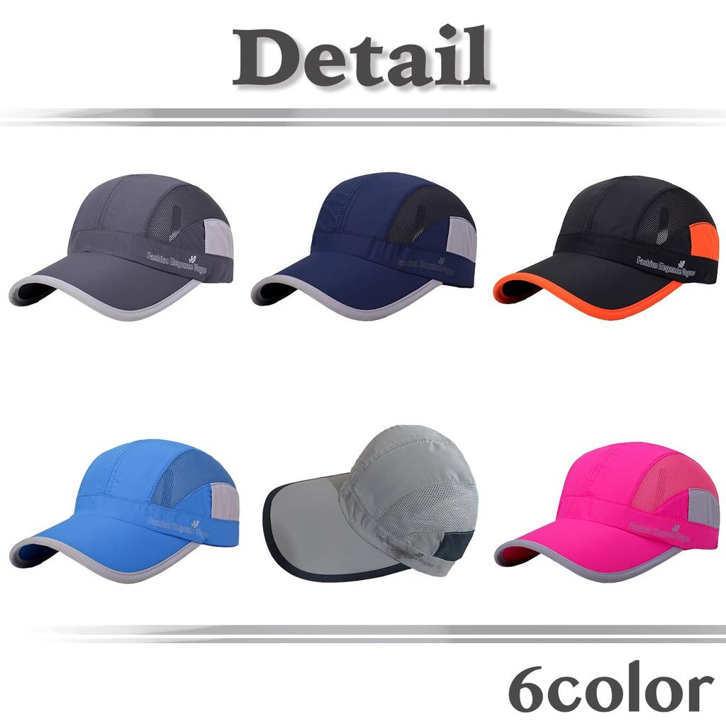 White Fang Cap Hat Thin Mesh Sports Outdoor Running Casual CZA078 Men's (Red)