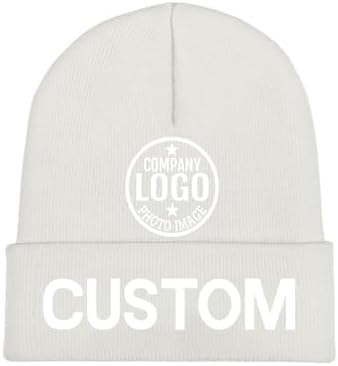Custom Unisex Beanies with 3D Embroidery Personalized Logo Winter Hats-100% Acrylic Common Fabric