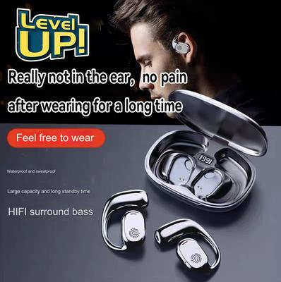 Wireless Waterproof Ear-hook Type Bone Conduction Bluetooth Headset That Does Not Fit In the Ear and Cannot Be Thrown Away by Sports Enthusiasts