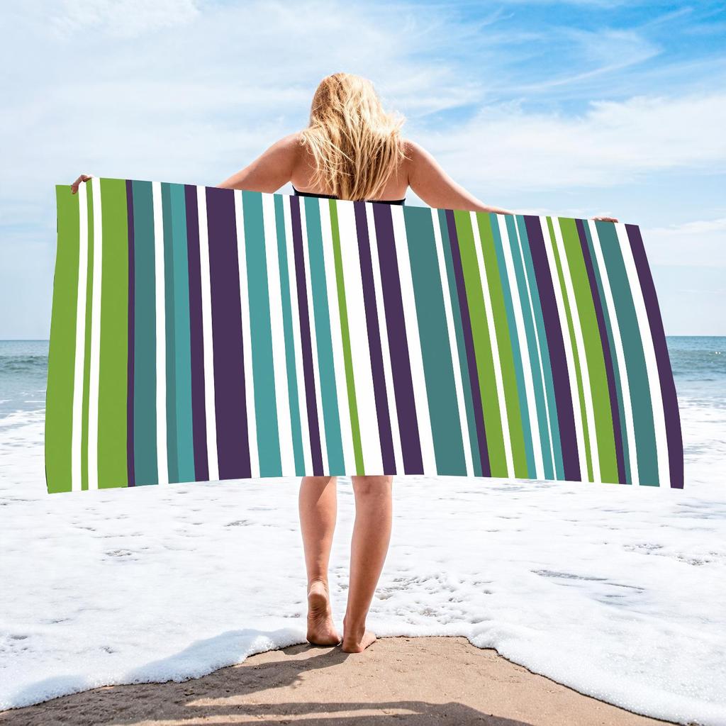 Active Beach Towel 70 * 140 Collection, Microfiber Printed Beach Towel, Absorbent Towel 70 * 140cm 230g