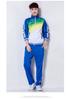 Silk Long Sleeve Sports Suit - Spring & Autumn, Plus Size, Middle-Aged & Elderly Square Dance/Fitness Wear