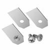 AIMOONSA Pack 45 lames acier inox. Revêtement carbure de titane +45 vis – Lames de rechange pour tondeuse robot Husqvarna/Automower