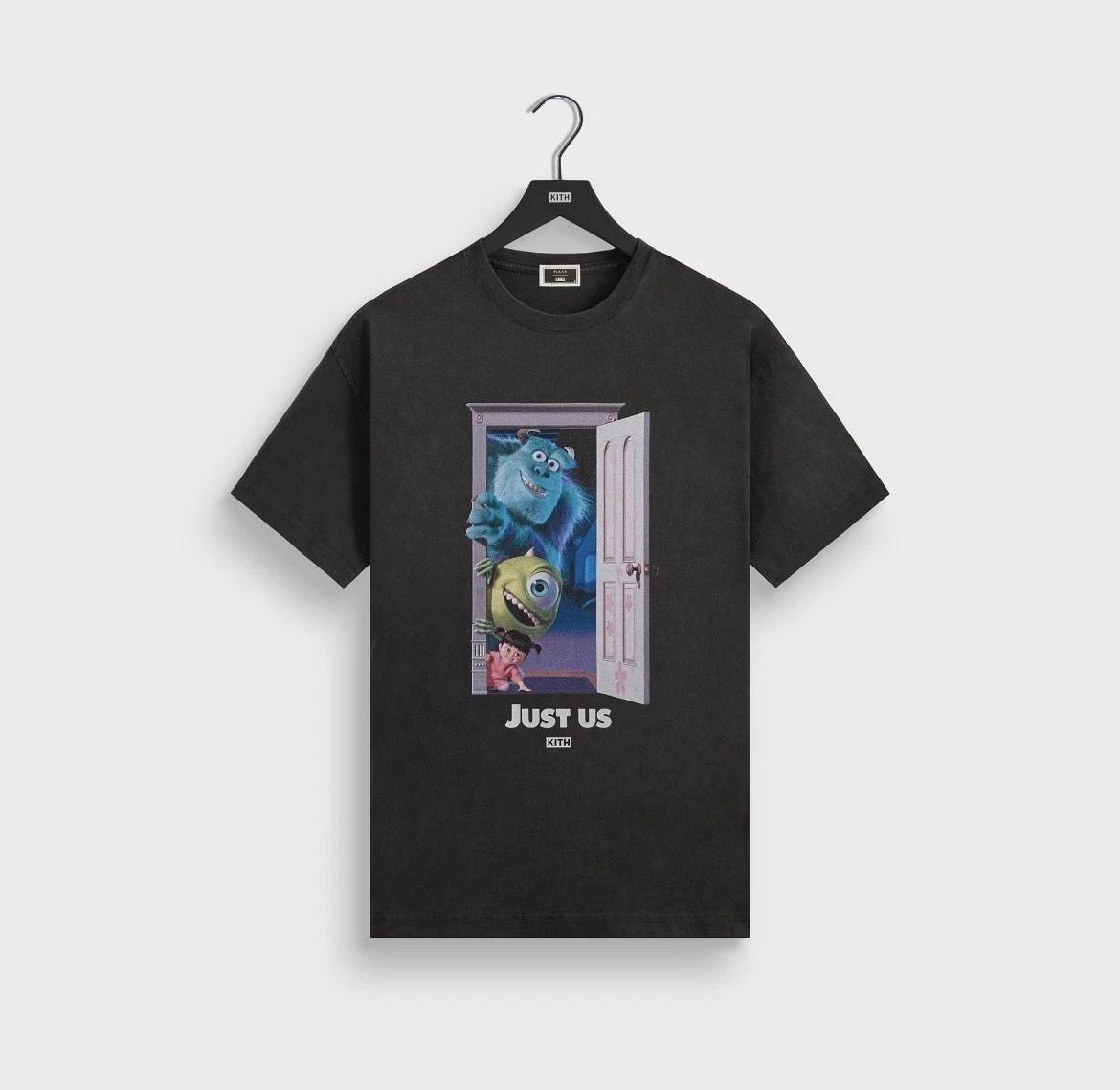 KITH x PIXAR - JUST US - MONSTERS INC Black Tshirt Men’s (XL) X-Large S