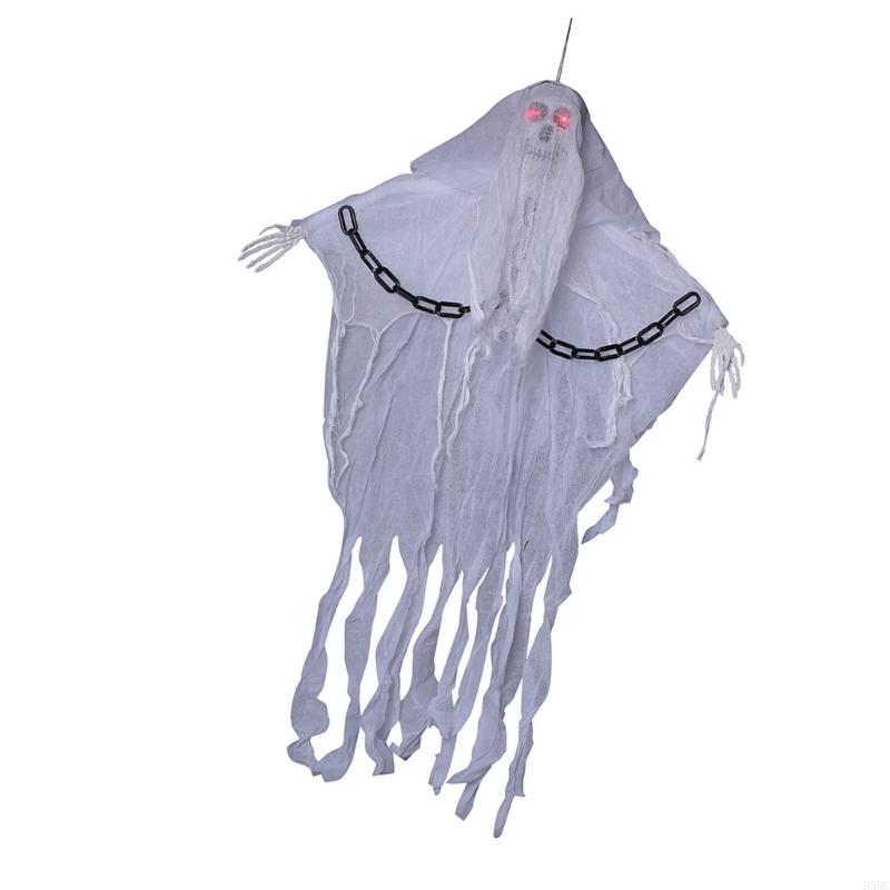 Halloween hanging ghos iron chain hanging ghos glowing skull decoration