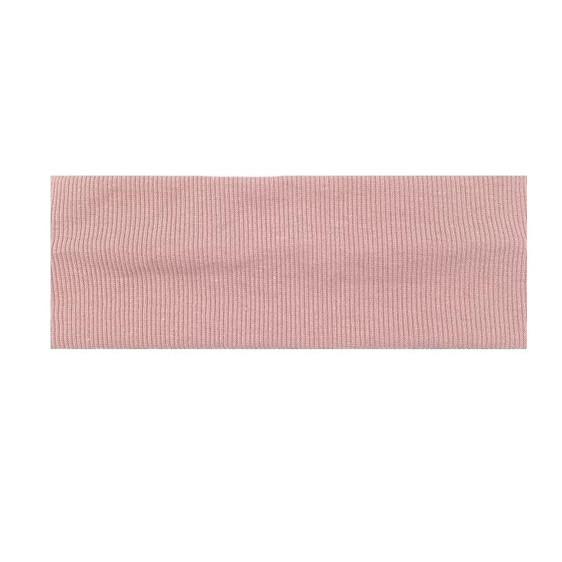 Mädchen Süßigkeitenfarbe Gestricktes Haarband Yoga Übung Schweißabsorbierendes Stirnband Faden Baumwolle Gesichtswasch Make-up Haarbänder