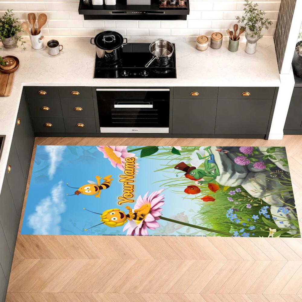 Biene Maja Customize Your Name Kitchen Rug Runner Rug Laundry Mat Hallway Entryway The Best Gift Choice