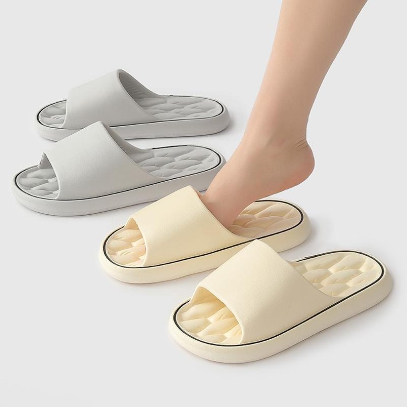Non-slip Bathroom Slippers for Women, Summer Indoor Household Wear, Outdoor Wear, Men's Large Size Bathing Sandals