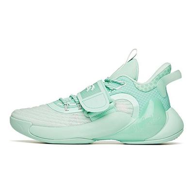 Water Flower 3 Shock Absorption Non-Slip Wear-Resistant Breathable Low-Top Basketball Shoes Men Sneakers Lime-Soda 112121604S-4