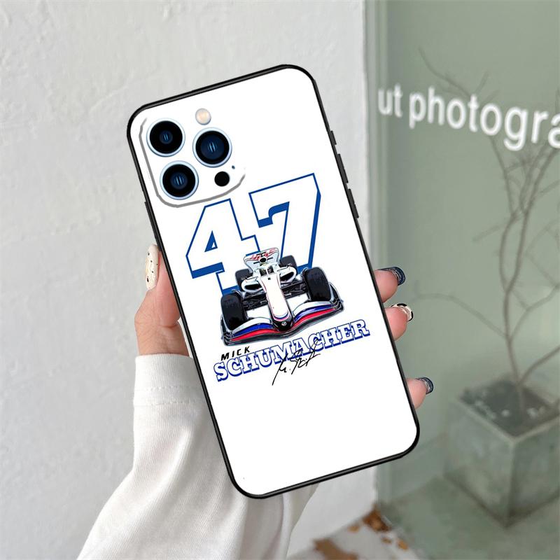 Schumacher Silicone Soft Case For iPhone 17 Air 11 14 15 16 Pro Max 12 13 Mini 16 Plus 16e Back Cover