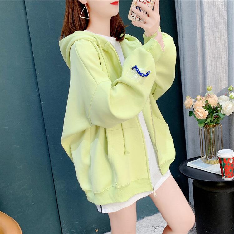 Women's Versatile Spring and Autumn New Korean Loose Thin Cardigan Sweater Lazy Style Top for Women