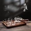 Qianyu Side Handle Glass Teapot Set