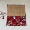 Chinese Retro Painting Brushes Holder Storage Bamboo Rolling Bag Calligraphy Pens Case Curtain Pack for Art Supplies