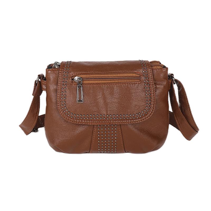 Women's Bag Shoulder Bag Middle-aged Soft Leather Small Bag Mother Bag