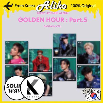[pre-order] ATEEZ 14th Mini Album - GOLDEN HOUR : Part.5 (DIGIPACK VER.)