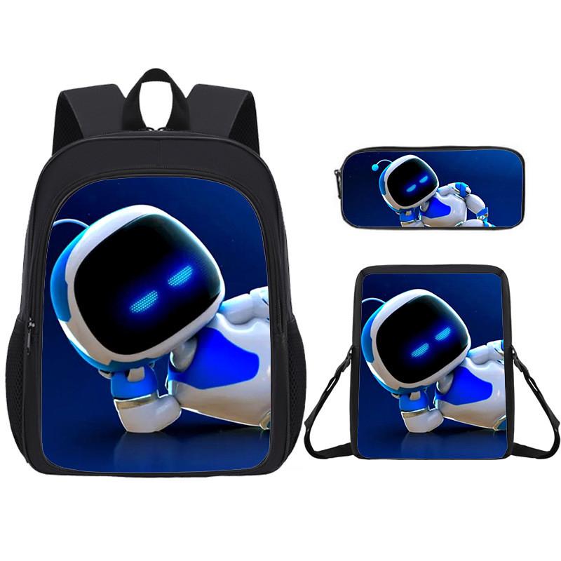 Student Cartoon Backpack Pack With Astro Bot Graphic Printing Design Daily For