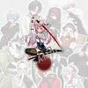 Anime Gokurakugai 15cm Acrylic Aruma Tao Saotome Nei Takarai Stand Figure Standing Model Desktop Bookshelf Decoration Gift