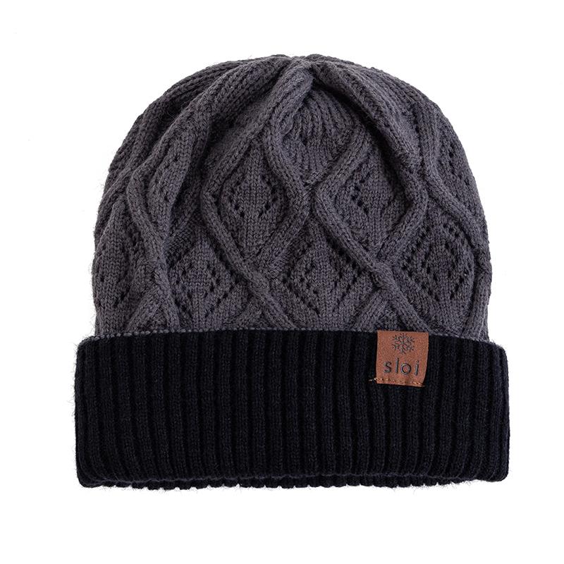 Winter Slouchy Fashionable Trendy Women New Brand Latest Fresh Hats Various Wearing Method Reversible Beanie Hat Thick Knitted Hats