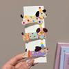 2-5Pcs New Cartoon Puppy Cat Acetate Hair Clip Ins Dopamine Simple Duckbilled Clip Bangs Hair Clip Y2K Hair Accessories Headwear