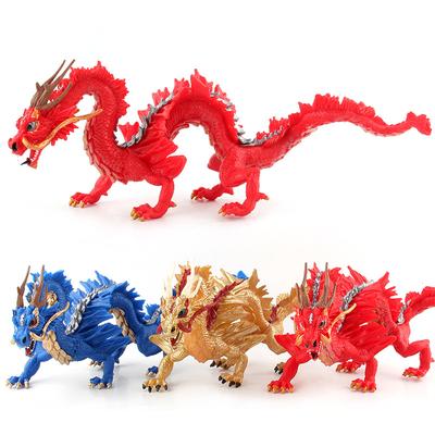 Dragon Model Toy Ornament, Divine Beast Xianglong Jinlong Collection Educational Toys