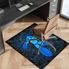 Cartoon Rockman Game Megaman Printed Absorbent Washable Carpet, Non-Slip Bathroom Mats, Kitchen Rugs, Yoga Mat,Living Room Entrance, Camping Picnic Ru
