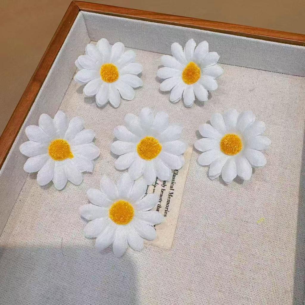 10pcs Sweet Lovely Sunflower Clip Fresh Playful Side Hair Clip Decoration Beach Vacation Party Performance Hair Accessories