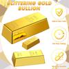 Fake Gold Bar Replica Golden Bullion Glittering Brick Decorative Movie Prop For Stage Decoration Halloween Pirate Party Supplies