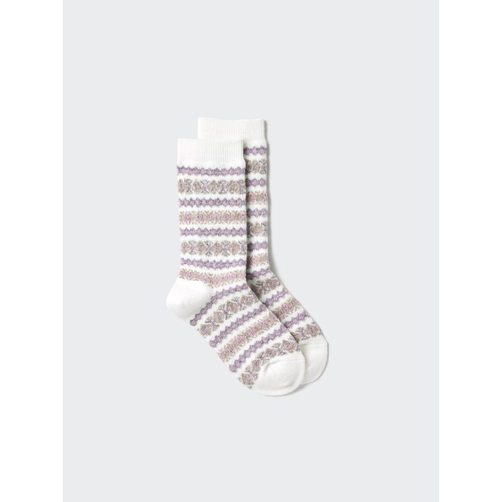 Uniqlo Heattech Socks Fair Isle