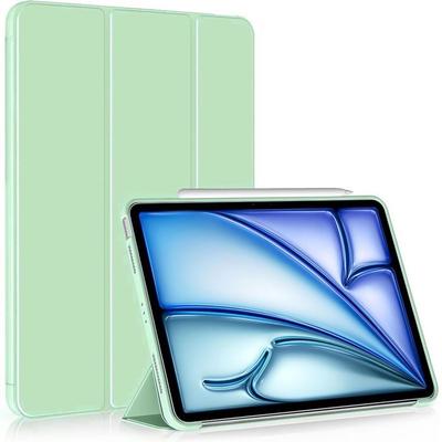 Case for iPad Air 13" - E.F.CONNECTION - Scratch Protection - Sleep/Wake - Green